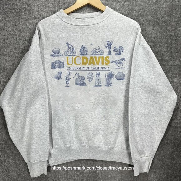 UC Davis, University of California Sweatshirt, Cal State Davis University Shirt - Picture 1 of 2